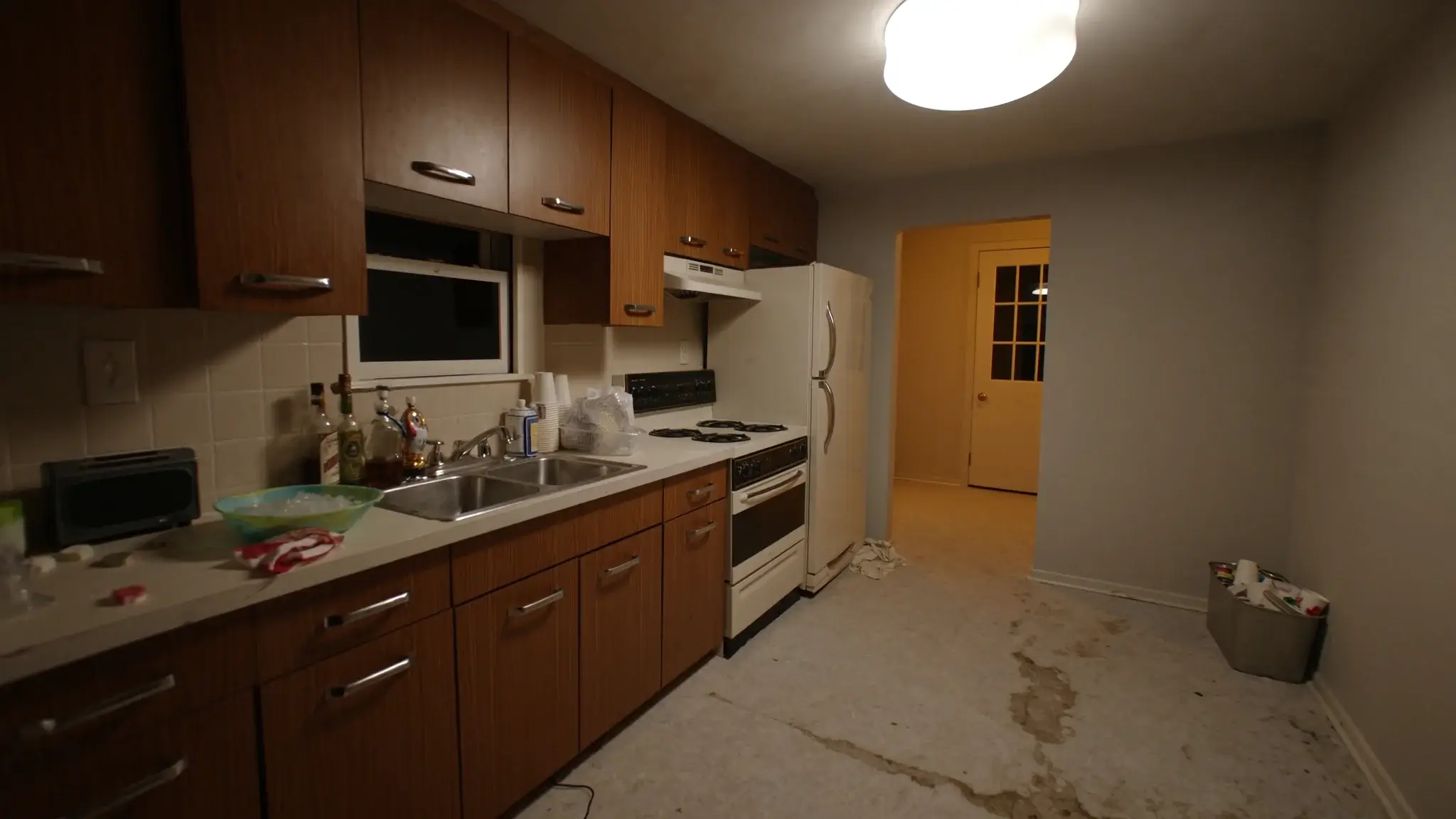 The kitchen at night