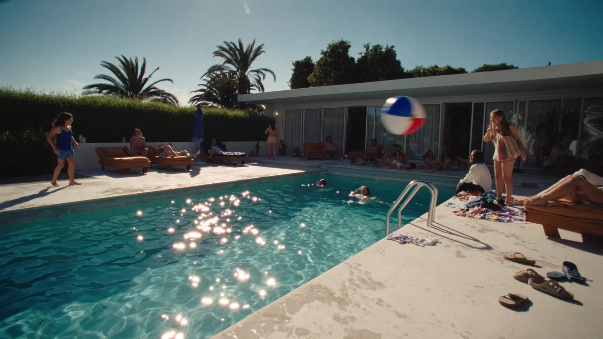 The pool party