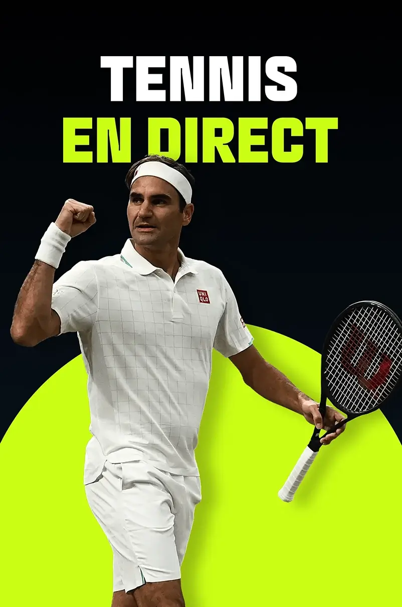 The TVA Sports Tennis landing page